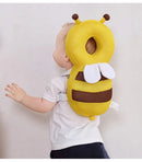 Capacete de Segurança Infantil Abelha – Protetor de Cabeça e Costas para Bebé Aprender a Andar, Almofada Antiqueda