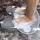 ✅ Tapete de Silicone para Lavar os Pés – Antiderrapante, Massageador e Escova de Limpeza para Banho e Duche